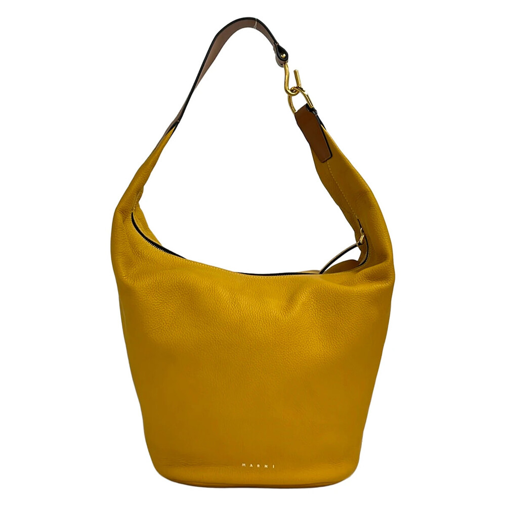 Marni Dark Yellow Brown Leather #343585M67B